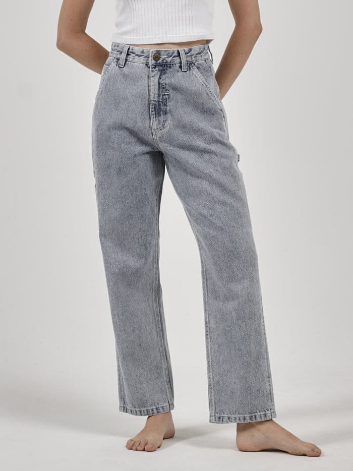 Hard Yakka x Thrills Carpenter Pant - Faded Rinse Indigo