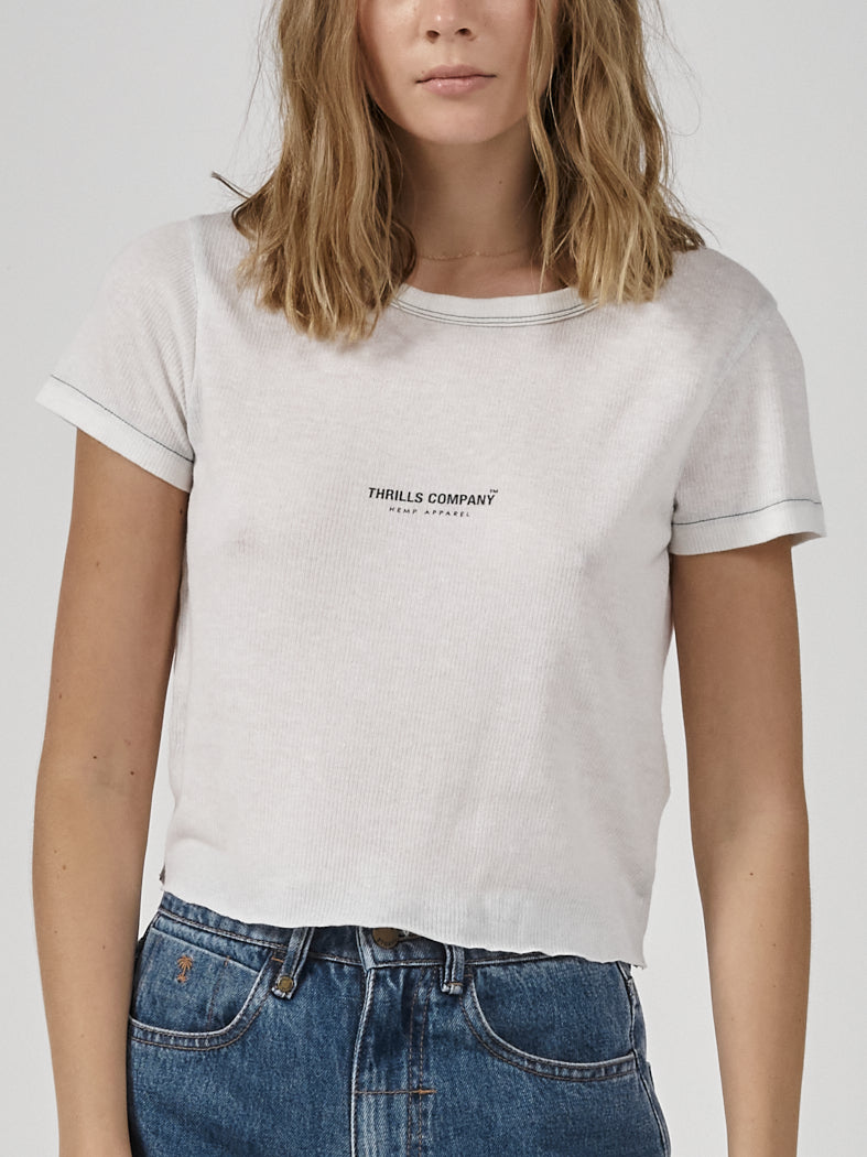 Hemp Thrills Company Paper Rib Baby Tee - Unbleached