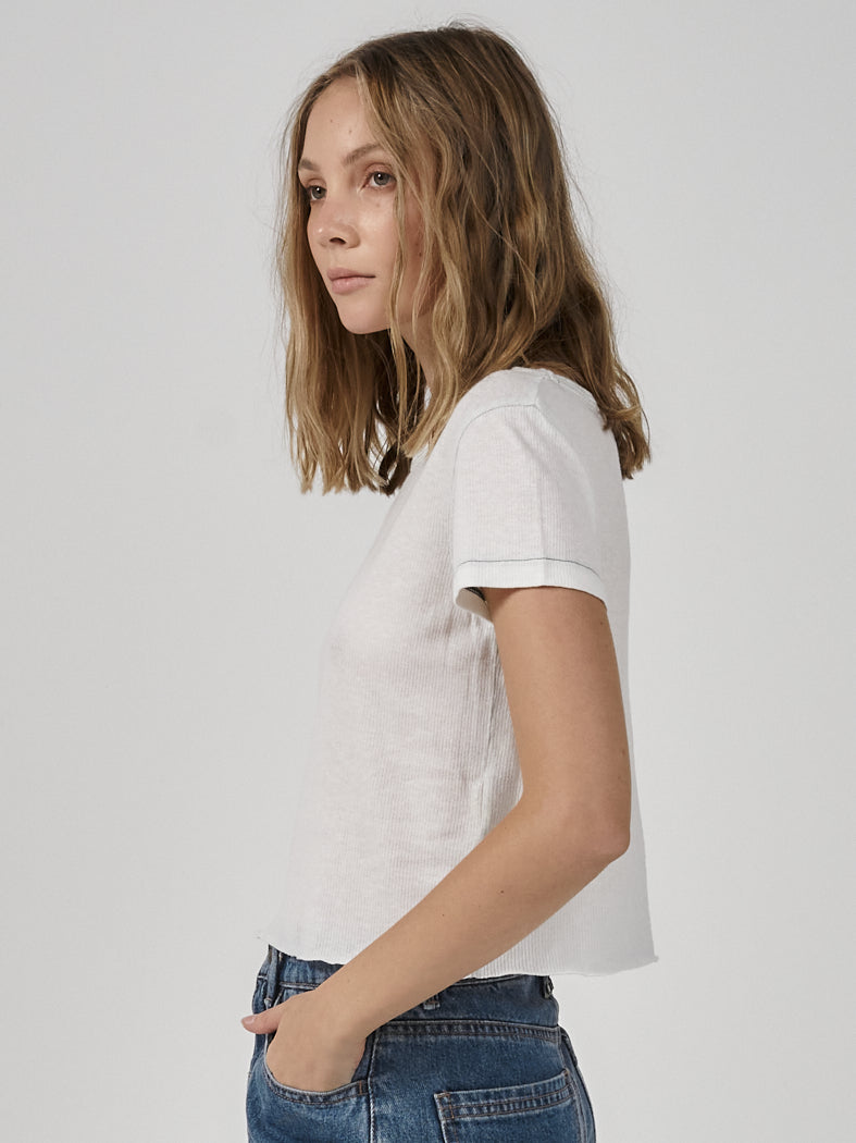 Hemp Thrills Company Paper Rib Baby Tee - Unbleached