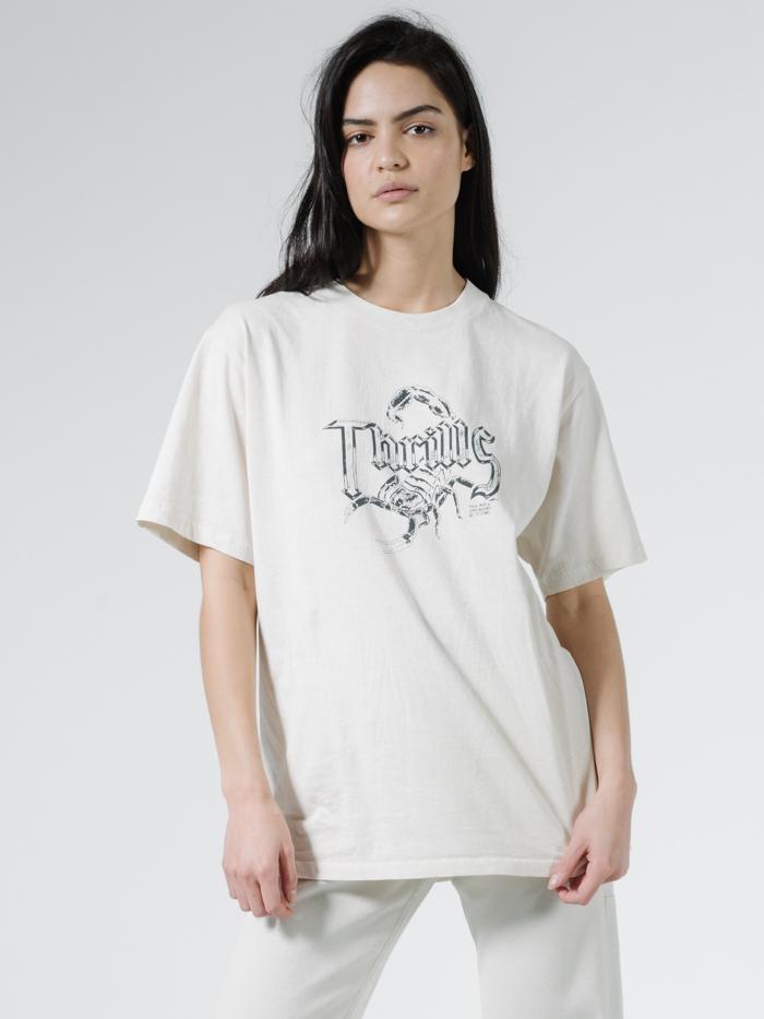 Scorpion Island Merch Fit Tee - Heritage White