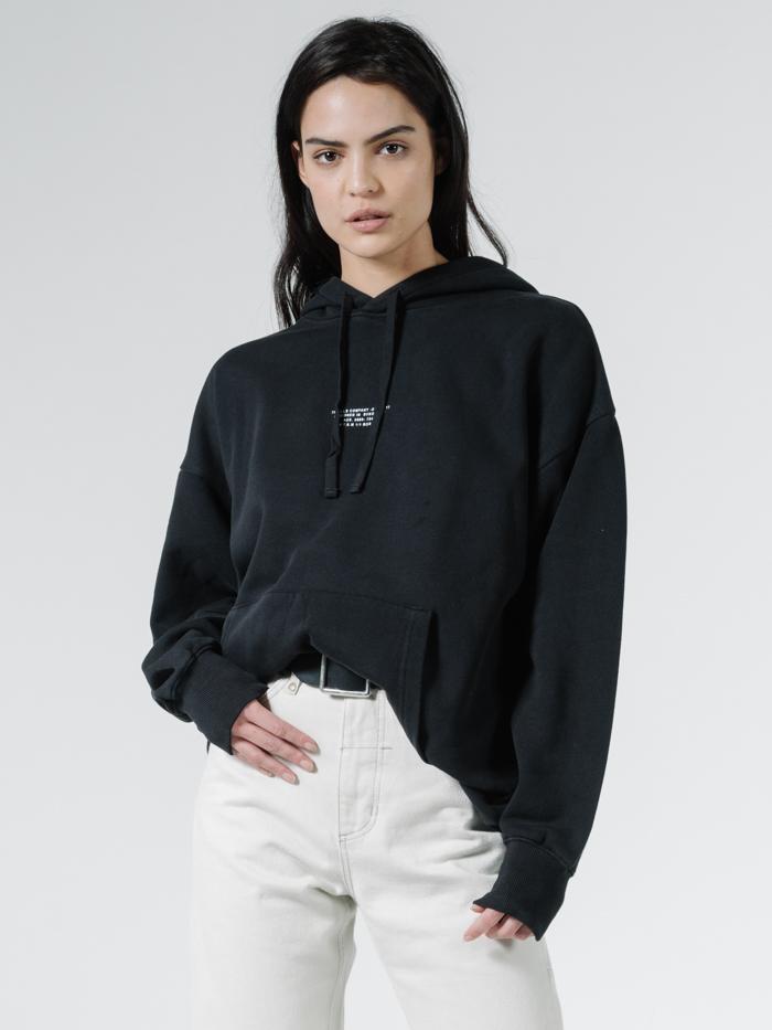 Established Oversized Hoodie - Black