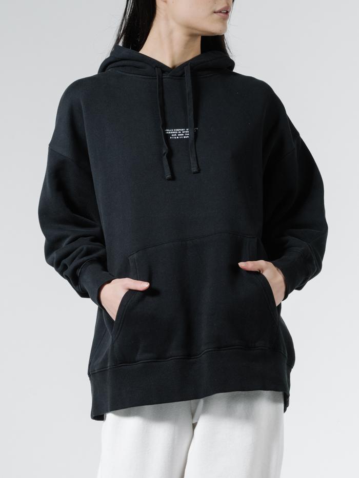 Established Oversized Hoodie - Black
