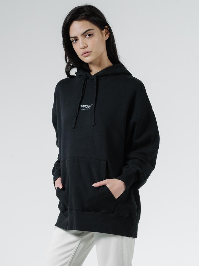 Established Oversized Hoodie - Black