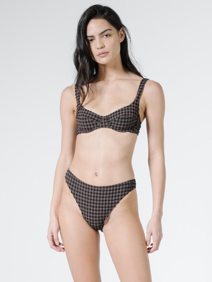 Georgie Plaid Underwire Top - Jarrah