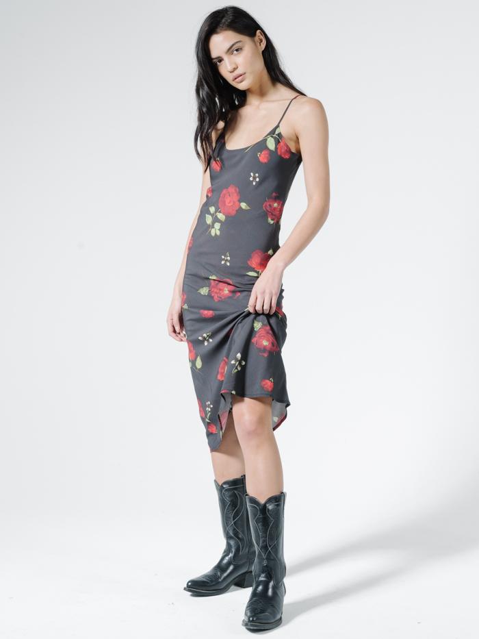 Enchanted Bias Dress - Black