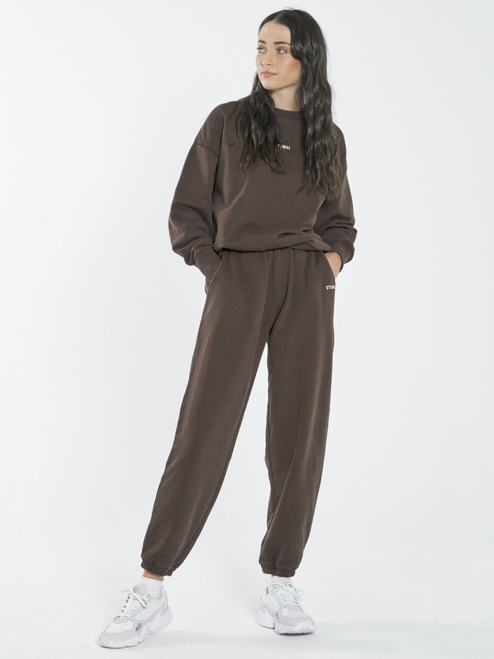 Minimal Thrills Track Pant - Postal Brown