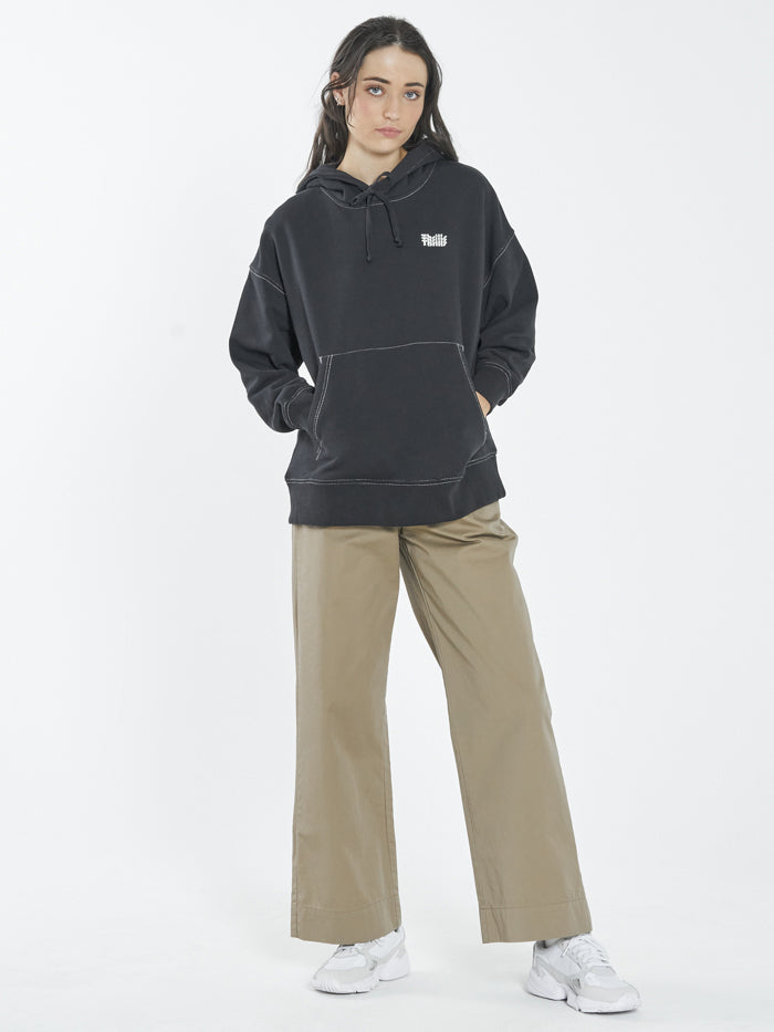 Infinite Thrills Slouch Hood - Washed Black