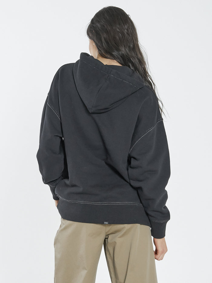 Infinite Thrills Slouch Hood - Washed Black