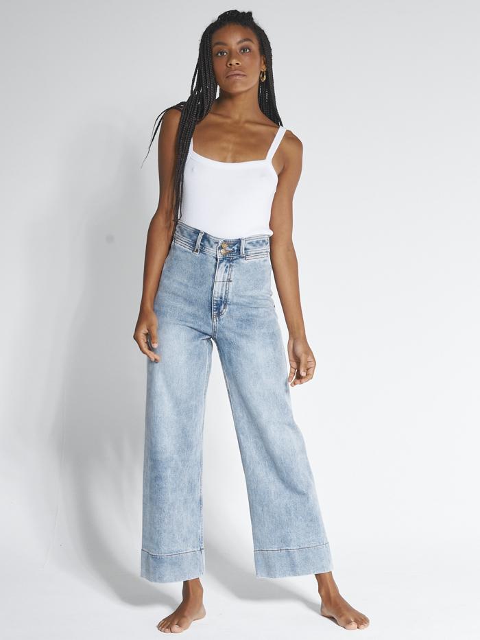 Belle Stretch Jean - Aged Blue