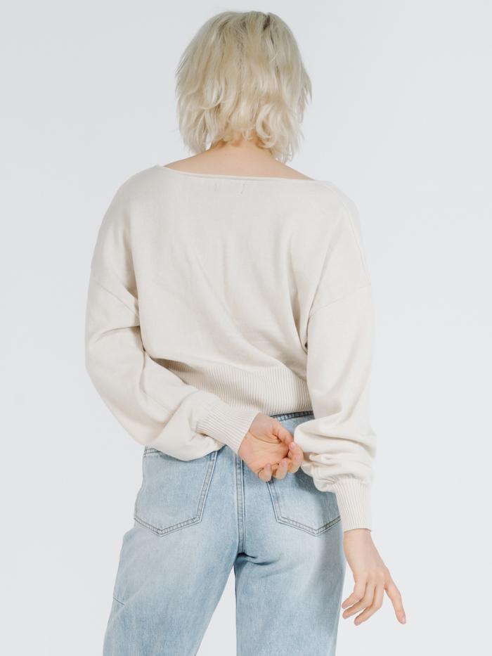Roam Cardigan - Bone White