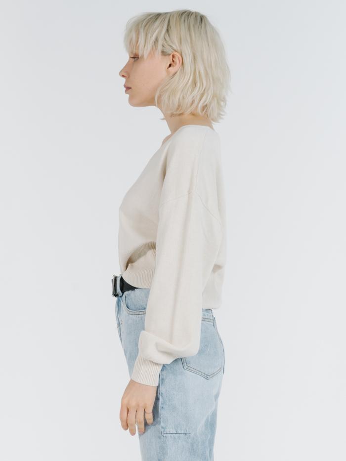 Roam Cardigan - Bone White