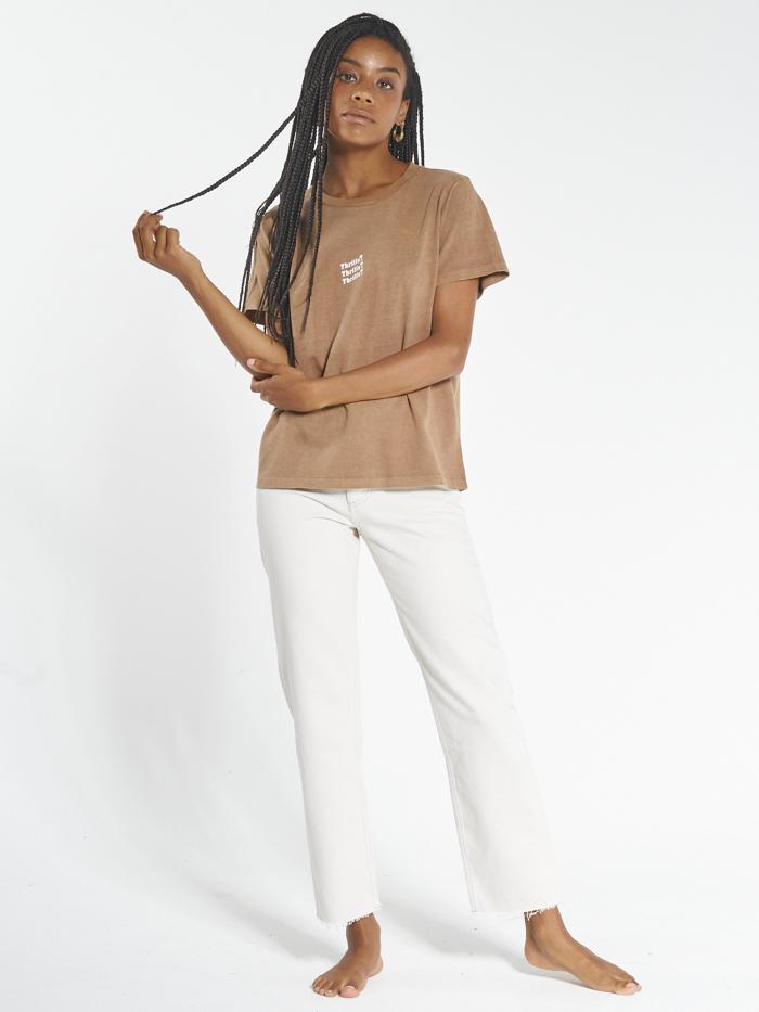 Thrills Unlimited Relaxed Tee - Tobacco