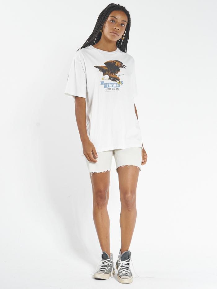 Eighty Three Merch Fit Tee - Dirty White