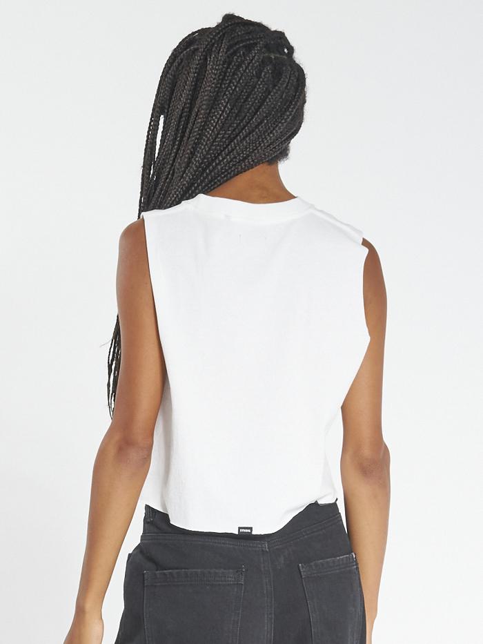 Speed Wreath Crop Muscle - Dirty White