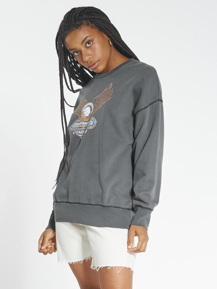 Steadfast Slouch Crew - Merch Black