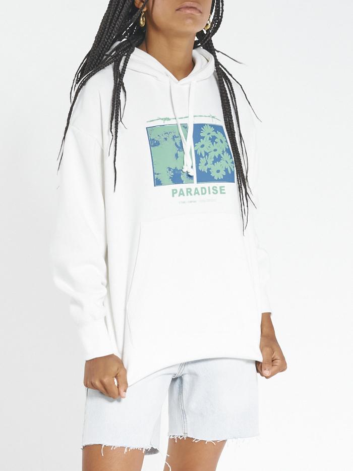 Hypnotica Slouch Hood - White