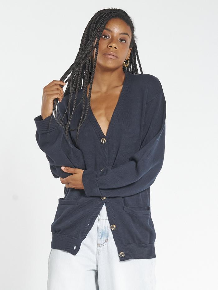 Frances Cardigan - Ink Navy