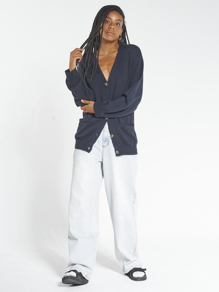 Frances Cardigan - Ink Navy