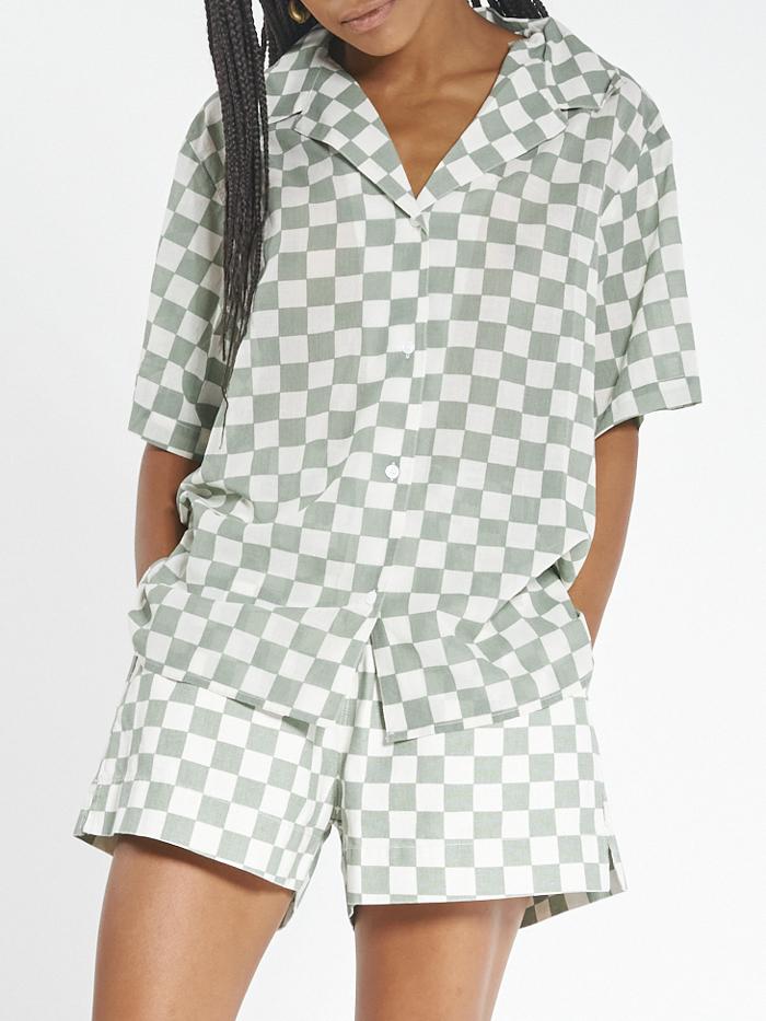 Aalto Slouch Shirt - Eucalyptus