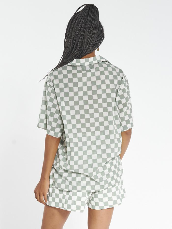 Aalto Slouch Shirt - Eucalyptus