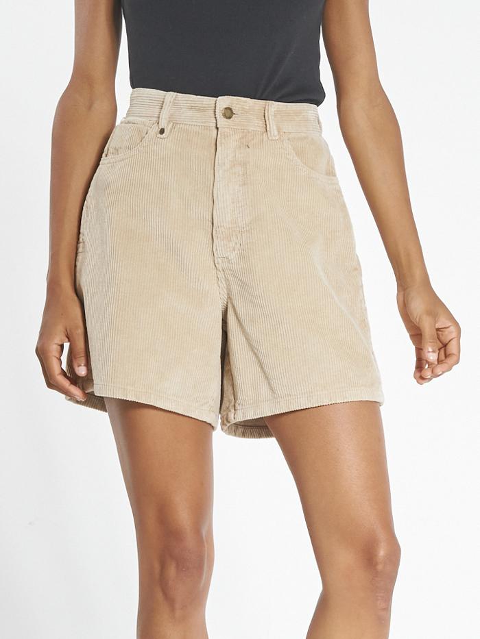 Koko Cord Short - Washed Tan