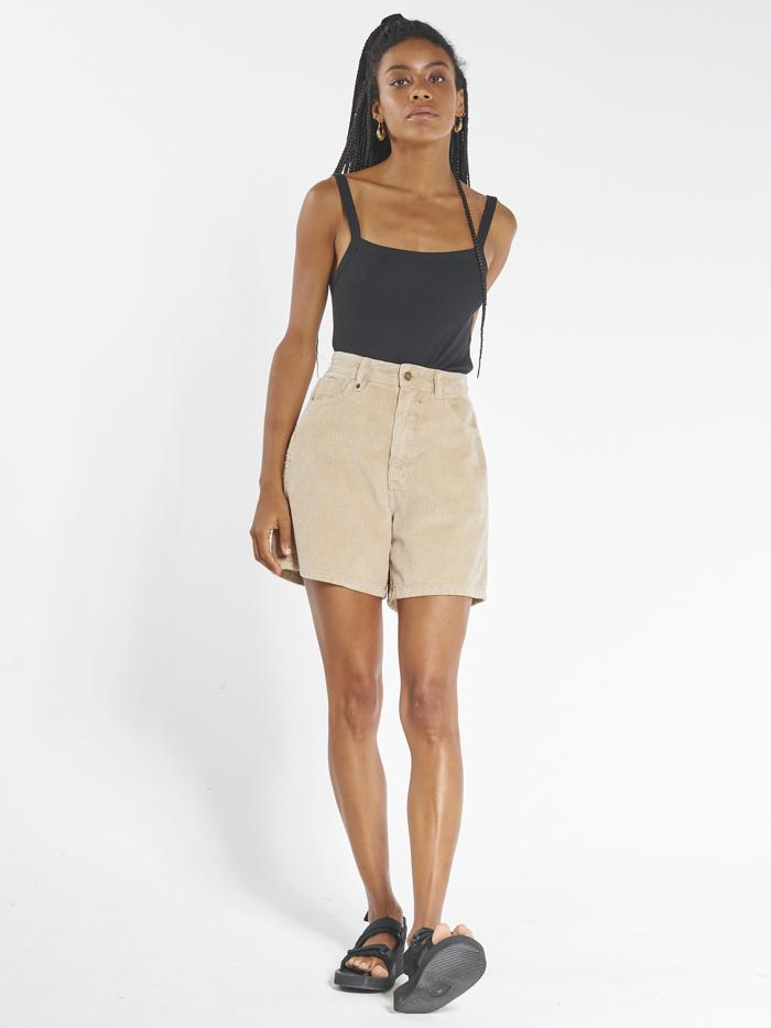 Koko Cord Short - Washed Tan