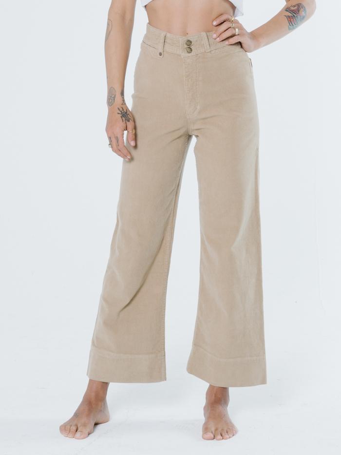 Belle Cord Pant - Sand