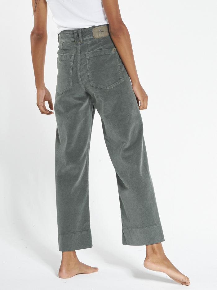 Belle Cord Pant - Lume Green