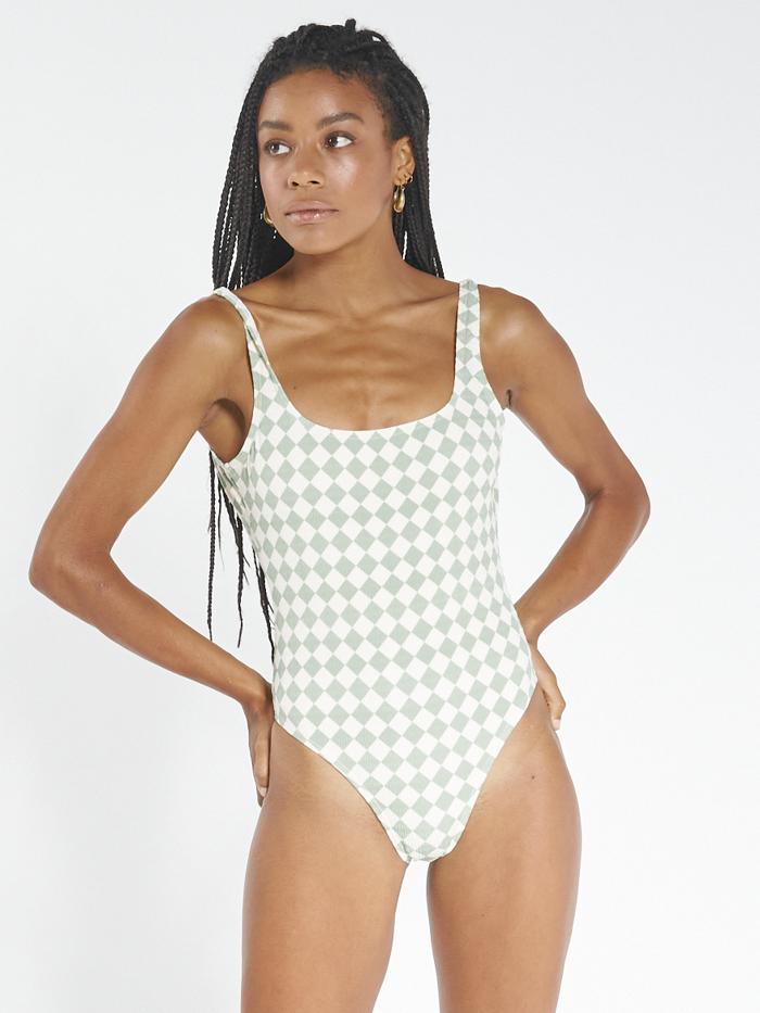 Aalto High One Piece - Eucalyptus