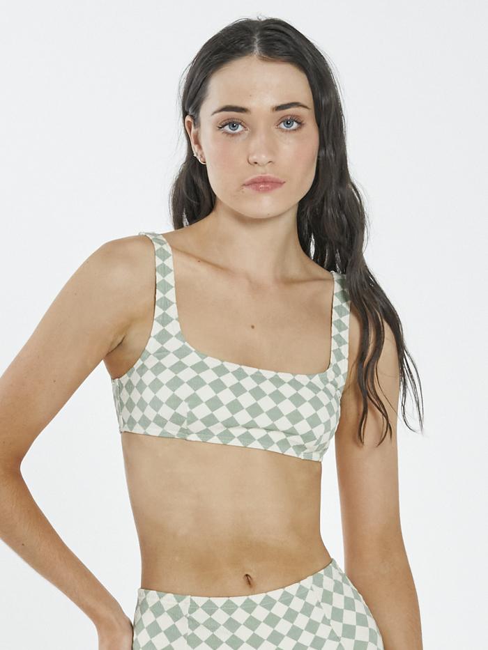 Aalto Crop Top - Eucalyptus