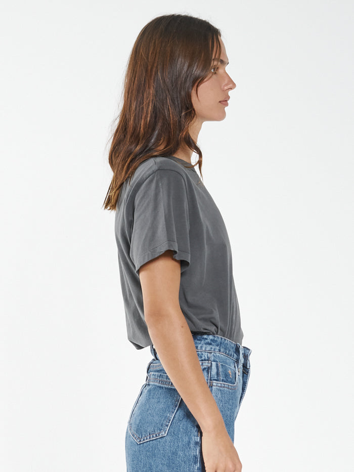 Minimal Thrills Relaxed Tee - Merch Black
