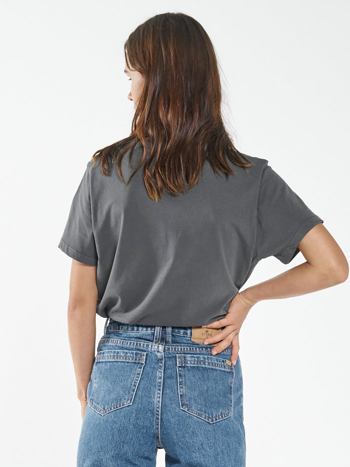 Minimal Thrills Relaxed Tee - Merch Black