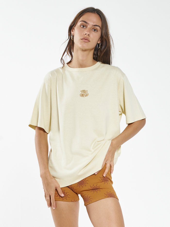 Thrills Zenith Hemp Box Fit Tee - Sunlight