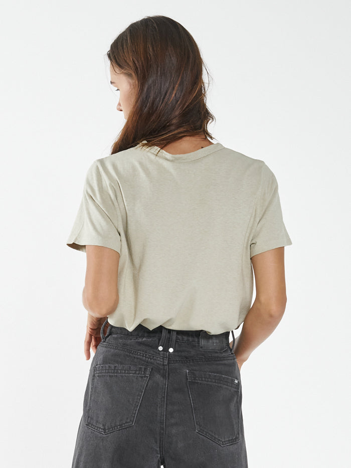 Thrills Territory Hemp Relax Fit Tee - Overcast