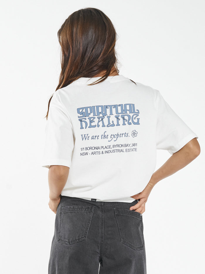 Spiritual Expertise Merch Tee - Dirty White