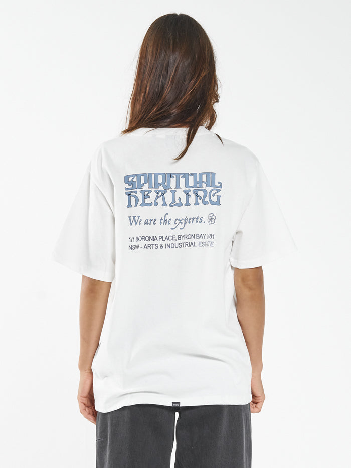 Spiritual Expertise Merch Tee - Dirty White