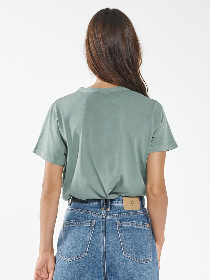 Thrills Stack Relax Fit Tee - Comfrey