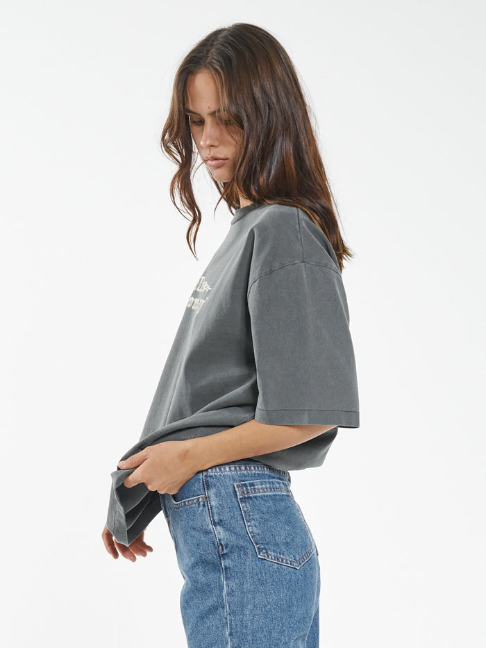 Glory Oversized Tee - Merch Black