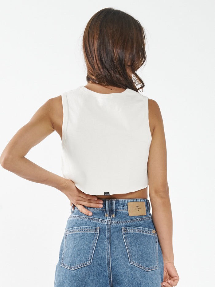 Deluxe Super Crop Tank - Unbleached