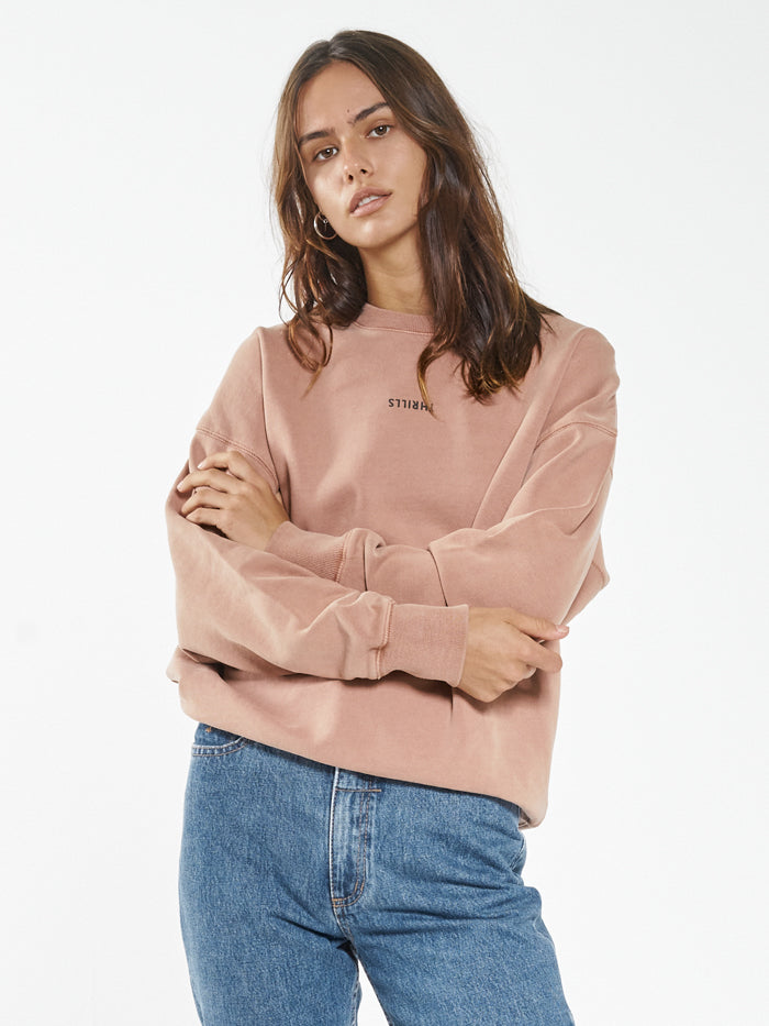 Minimal Thrills Slouch Crew - Cork