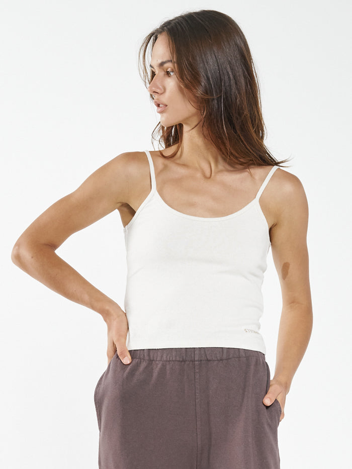 Hemp Heavyweight Bound Tank - Unbleached