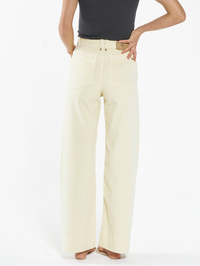 Belle Full Length Cord Pant - Sunlight
