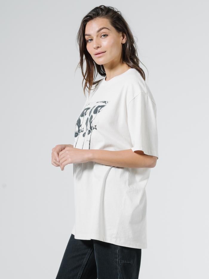 Three Roses Merch Tee - Heritage White