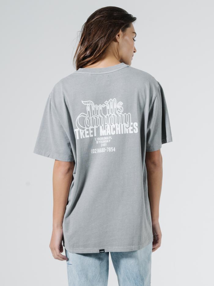 Retribution Merch Tee - Washed Grey