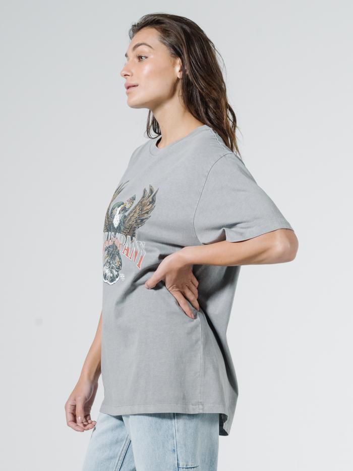 Retribution Merch Tee - Washed Grey