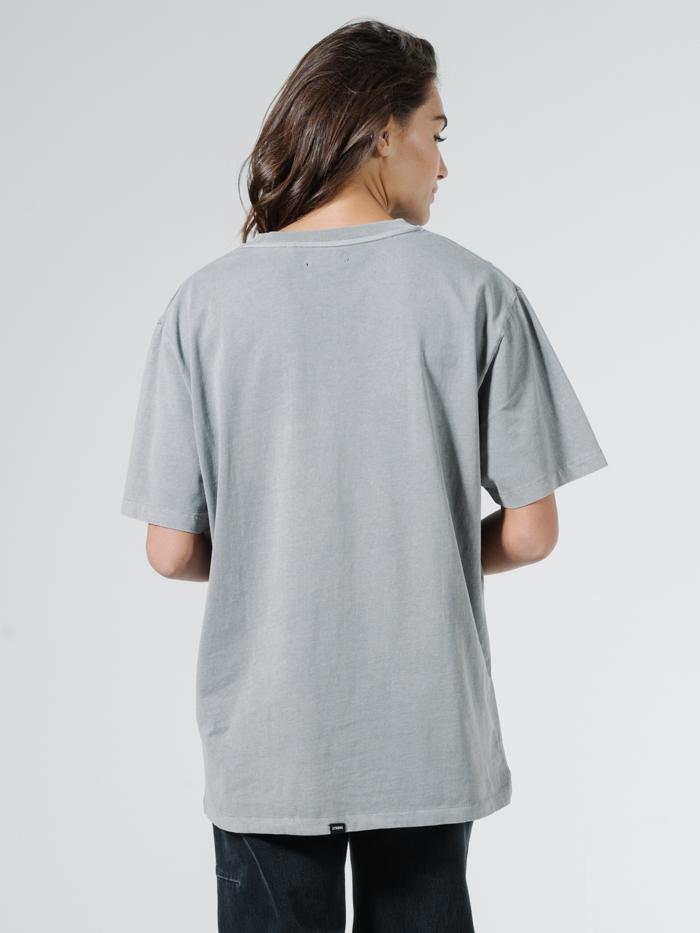 Howling Moon Merch Tee - Washed Grey