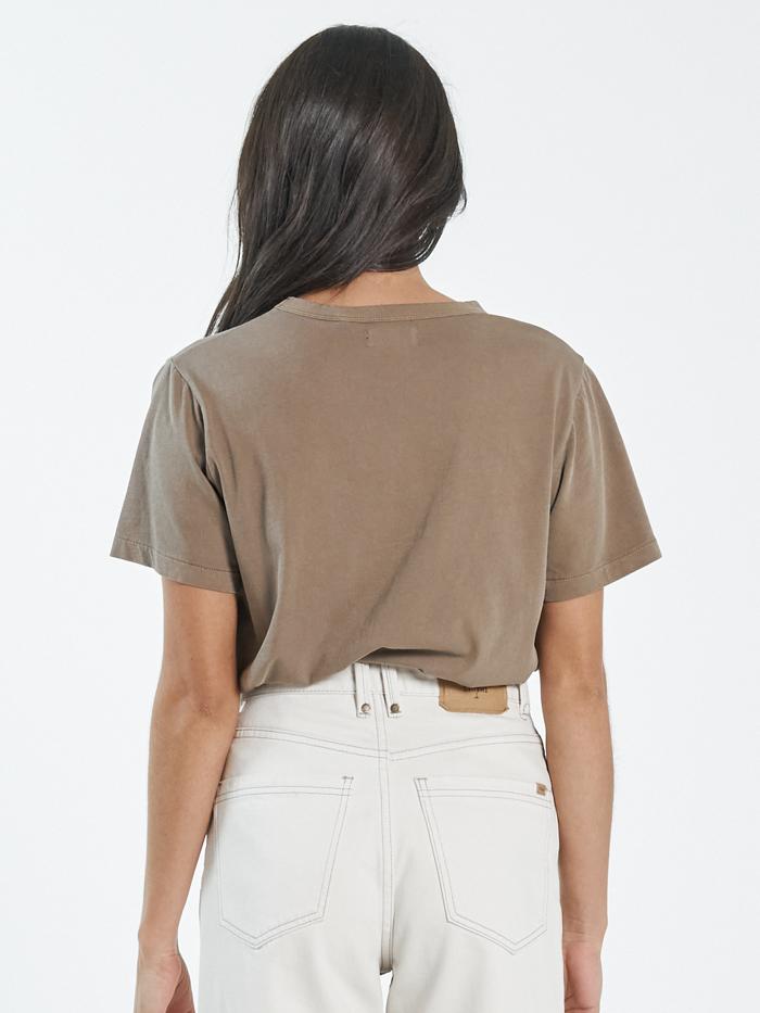 Minimal Thrills Relaxed Tee - Walnut