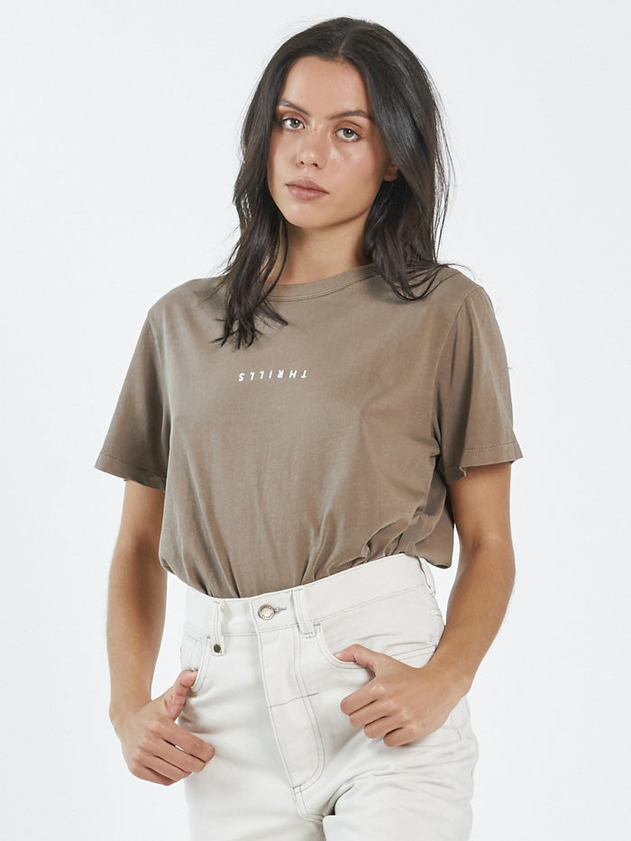 Minimal Thrills Relaxed Tee - Walnut