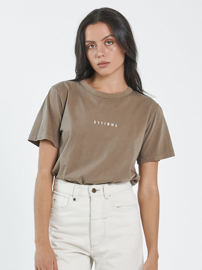 Minimal Thrills Relaxed Tee - Walnut