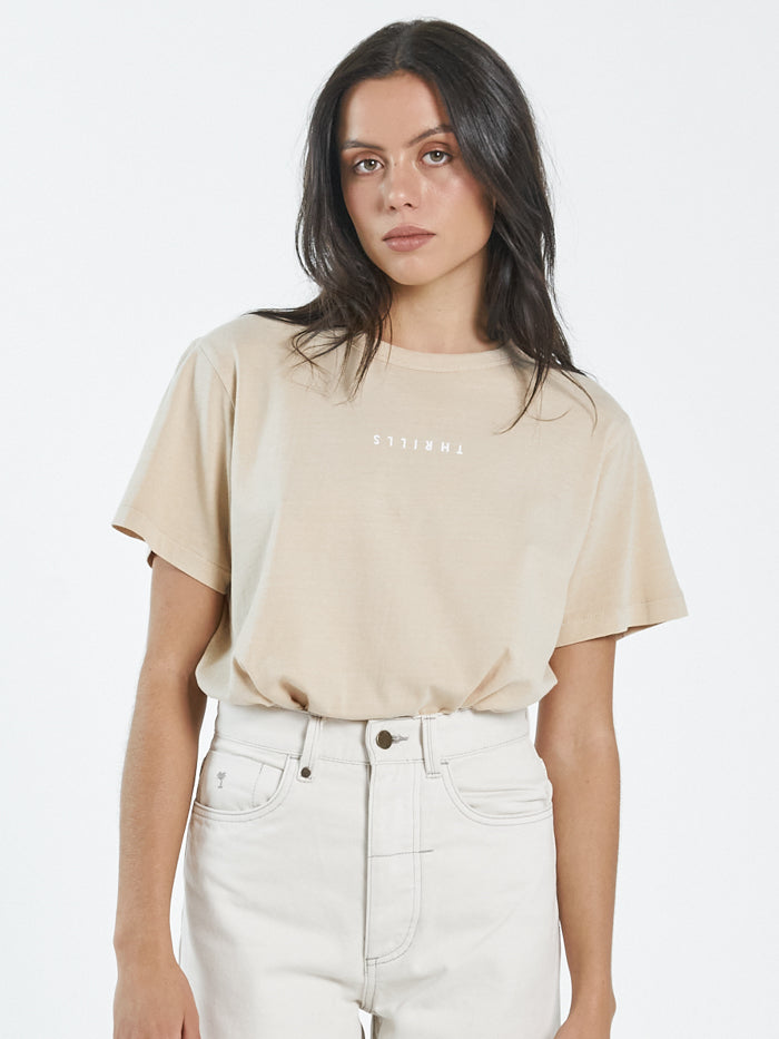 Minimal Thrills Relaxed Tee - Nude